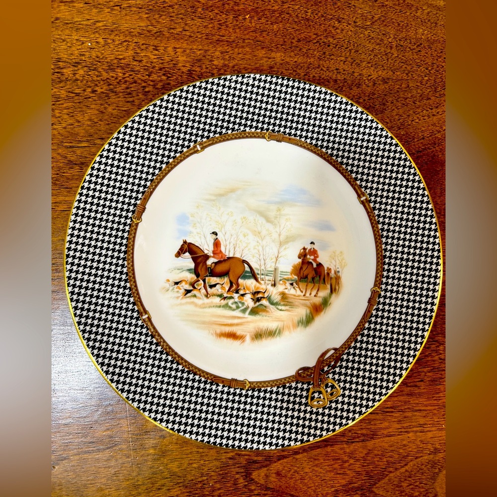 Ralph Lauren Balmoral Hunt bone china plate